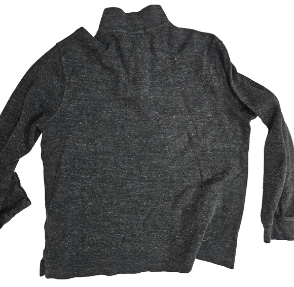 Polo Ralph Lauren Estate Rib 1/4 Zip Men's Size Medium Dark Gray Pullover - Picture 4 of 6